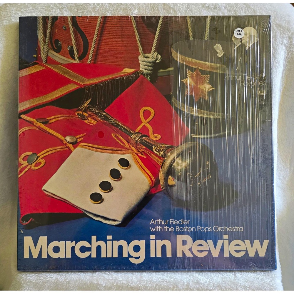 Arthur Fiedler/Boston Pops - Marching in Review LP Vinyl 12" 33 RPM Sealed